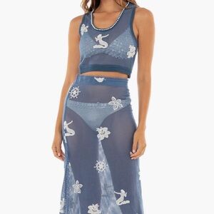 Agua Bendita Maxi Skirt Cover-Up